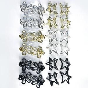 Металлическая заколка-краб для волос Ассорти (Цена за штуку) 13714