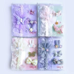 Набор аксессуаров для волос Детский (ободок-повязка + 3 зажима 3,5 см) 14476