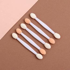 Набор аппликаторов для теней, двусторонние, 5 шт, 7.5 см белый 577185