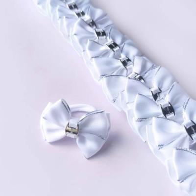 Набор бантов для волос на резинке (12 пар в наборе) 6 см Цена за пару 123991