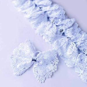 Набор бантов для волос на резинке (12 штук в наборе) 15 см Цена за штуку 121314