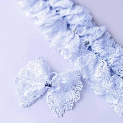 Набор бантов для волос на резинке (12 штук в наборе) 15 см Цена за штуку 121314