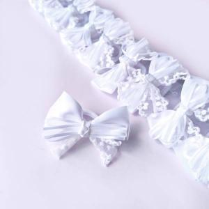 Набор бантов для волос на резинке (12 штук в наборе) 8 см 123994