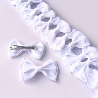 Набор бантов для волос на зажиме (12 пар в наборе) 6 см Цена за пару 16984