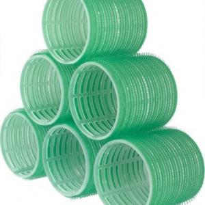 Набор бигудей 199270 на липучке Weisen 61 на 63 мм зеленые (6 штук в наборе) Цена за набор 33192