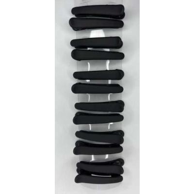 Набор черных зажимов для волос 4.5 см (В наборе 12 штук) Цена за набор 16085