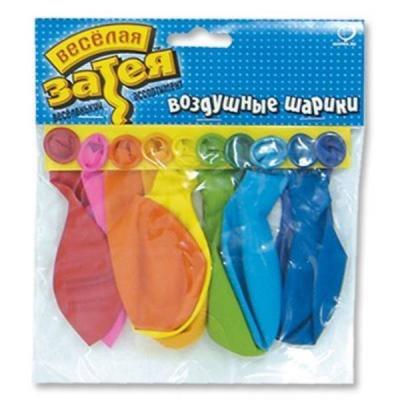 Набор латексных воздушных шаров Пастель ассорти 25 см 10 шт 1111-0104