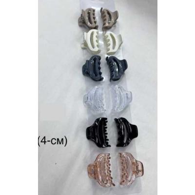 Набор пластиковых заколок-крабов для волос 