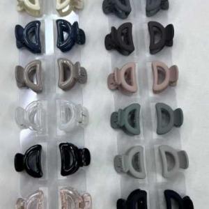 Набор пластиковых заколок-крабов для волос 