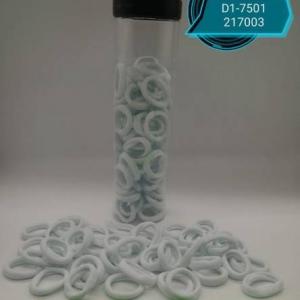 Набор резинок для волос белые 2.5 см в банке (80 штук в наборе) Цена за набор 124472