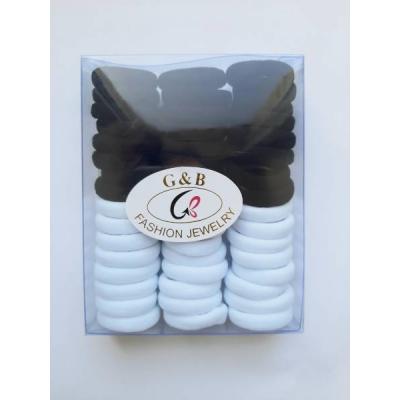 Набор резинок для волос черные и белые (48 штук в наборе) Цена за набор 12443-5