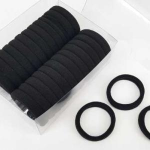 Набор резинок для волос чёрные (24 штуки в наборе) Цена за набор 12272-6