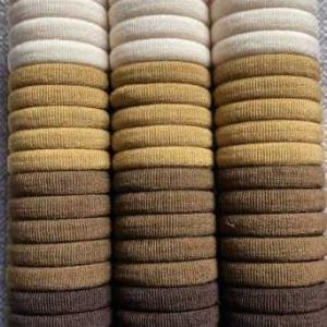 Набор резинок для волос коричневые и бежевые (60 штук в наборе) Цена за набор 12968-7