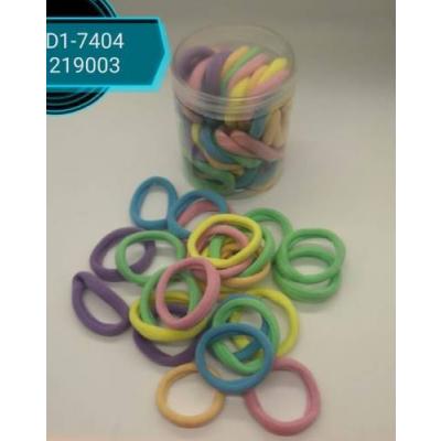 Набор резинок для волос пастельные в банке (50 штук в наборе) Цена за набор 12612-1