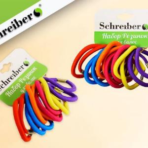 Набор резинок для волос с европодвесом (12 штук в наборе) Цена за набор 514134