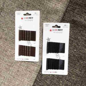 Набор заколкок-невидимок для волос Чёрные и коричневые (36 штук в наборе) Цена за набор 11525