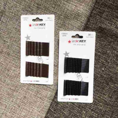 Набор заколкок-невидимок для волос Чёрные и коричневые (36 штук в наборе) Цена за набор 11525