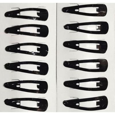 Набор заколок для волос тик так Мини Чёрные (В наборе 12 штук) Цена за набор 16198