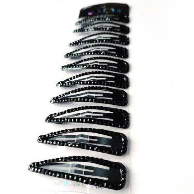 Набор заколок для волос тик-так со стразами (10 штук в наборе) Цена за набор 1626