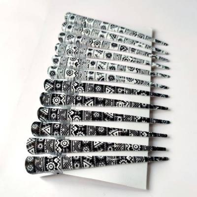 Набор зажимов для волос Утка узор (12 штук в наборе) 13 см 165361