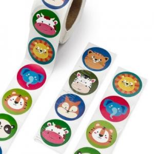 Наклейки в рулоне 2.5 см (500 шт) ЦЕНА ЗА РУЛОН 17101