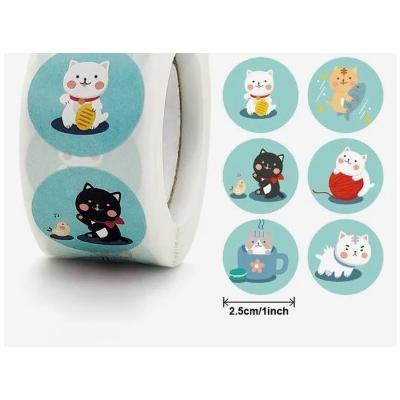 Наклейки в рулоне 2.5 см (500 шт) ЦЕНА ЗА РУЛОН 17105