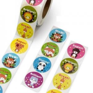 Наклейки в рулоне 2.5 см (500 шт) ЦЕНА ЗА РУЛОН 17125