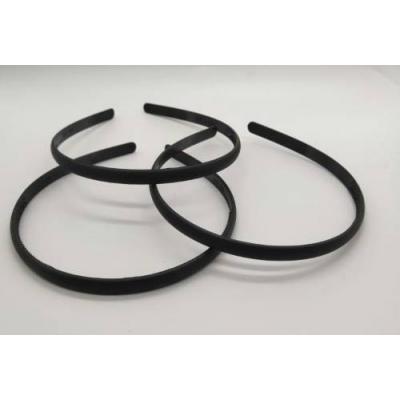 Ободок для волос пластиковый матовый 0.8 см 14117