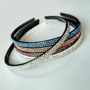 Ободок для волос со стразами (1.5 см) 14221