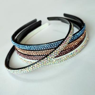 Ободок для волос со стразами (1.5 см) 14221