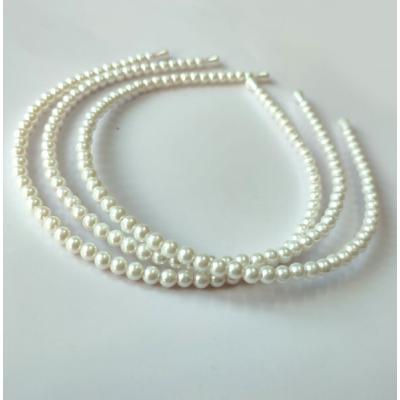 Ободок для волос жемчуг Тонкий (0,5 см) 14229