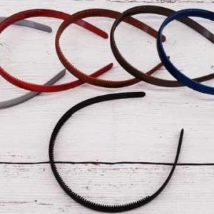 Ободок пластиковый 1.2 см в упаковке 12 штук 14386