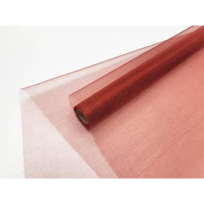 Органза в рулоне без рисунка 70 см*8 ярд Бургундия 49260бур