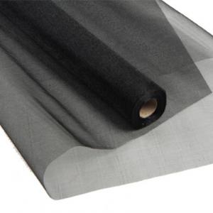 Органза в рулоне без рисунка 70 см*8 ярд Черный 49260ч