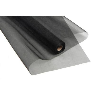 Органза в рулоне без рисунка 70 см*8 ярд Черный 49260ч