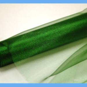 Органза в рулоне без рисунка 70 см*8 ярд Изумруд 49260из