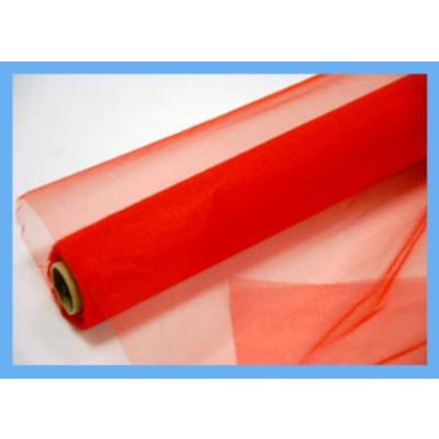 Органза в рулоне без рисунка 70 см*8 ярд Красный 492601