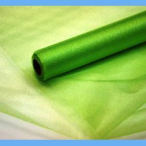 Органза в рулоне без рисунка 70 см*8 ярд Салатовый 49260сал