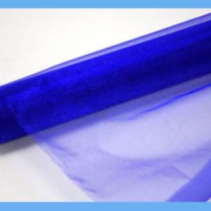 Органза в рулоне без рисунка 70 см*8 ярд Синий 49260с