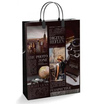 Пакет из мягкого пластика 150 мкм 30х40 см Репортаж