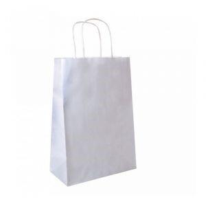 Пакет крафт с крученой ручкой 70 г/м2 26х14х35 см Белый 10 шт 900438