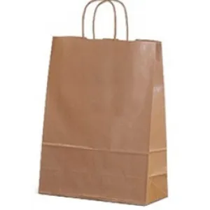 Пакет крафт с крученой ручкой 70 г/м2 35х15х45 см 10 шт 900433