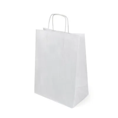 Пакет крафт с крученой ручкой 80 г/м2 32х30х37 см Белый 10 шт 900457