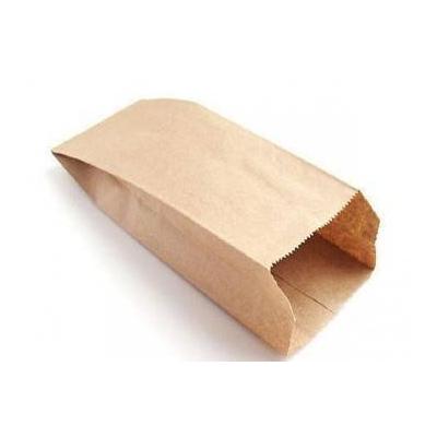 Пакет крафт с плоским дном 40 г/м2 9х4х20.5 см 100 шт 900411