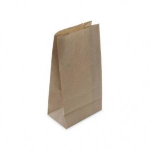 Пакет крафт с прямоугольным дном 70 г/м2 8х5х17 см 50 шт 90040