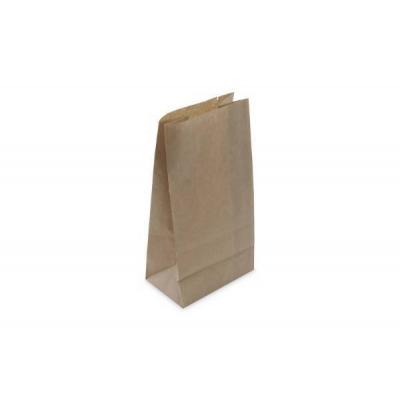 Пакет крафт с прямоугольным дном 70 г/м2 8х5х17 см 50 шт 90040