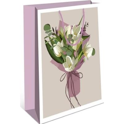 Пакет ламинированный подарочный бумажный 18х23х10 см 50082