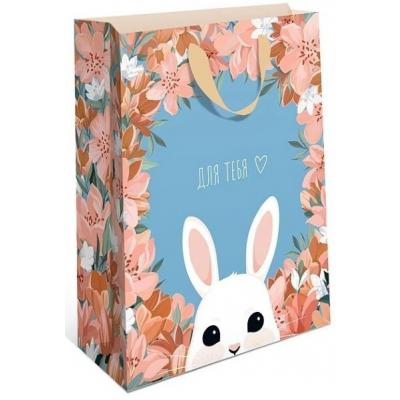 Пакет ламинированный подарочный бумажный 18х23х10 см 50090