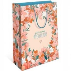 Пакет ламинированный подарочный бумажный 18х23х10 см Солнечный зайчик 50056