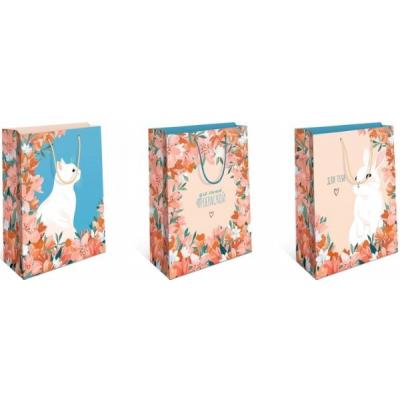 Пакет ламинированный подарочный бумажный 18х23х10 см Солнечный зайчик 50056